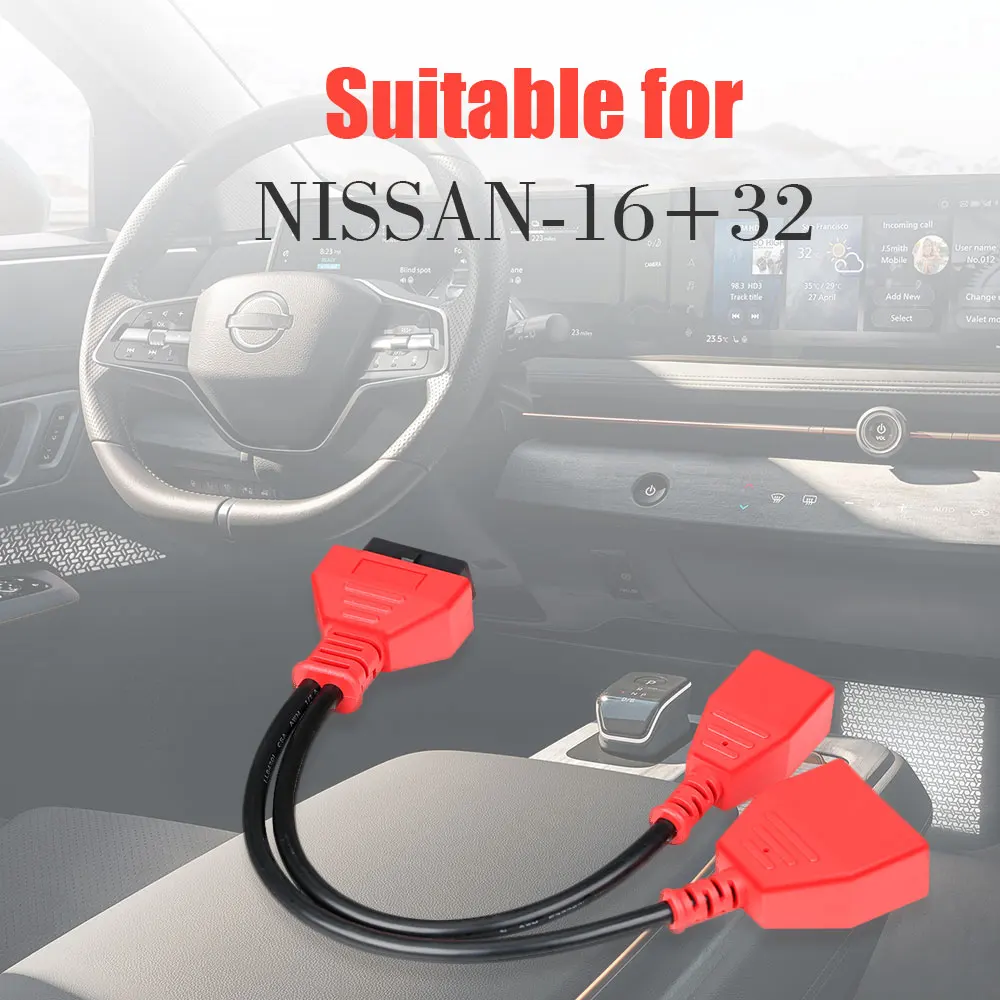 Адаптер шлюза Autel 16 + 32 для Nissan S-ylphy не требует настройки пароля совместим с