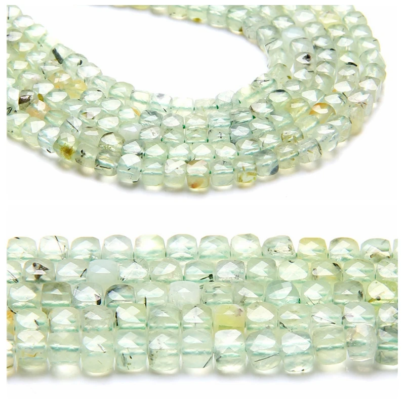 Прозрачный камень из натурального зеленого хрусталя 4 мм | Украшения и аксессуары