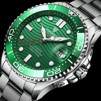 relogio masculino lige top brand luxury automatic mechanical watch male leather waterproof sport watch men business wristwatch