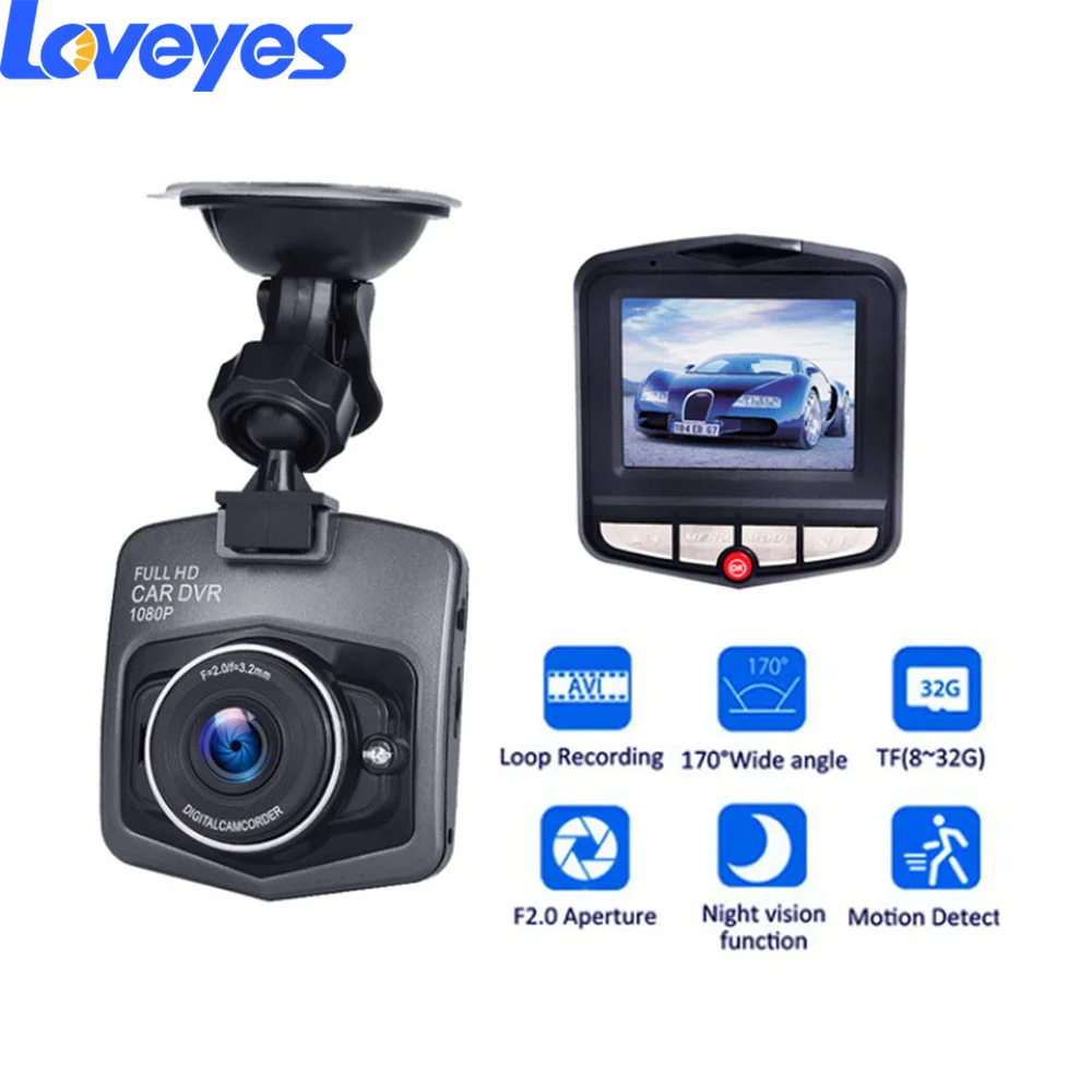 

2.4 Inch Car Camera HD Driving Recorder Portable Mini DVR Night Vision Car Camera Recorder Auto Dashcam Video Registrator H3