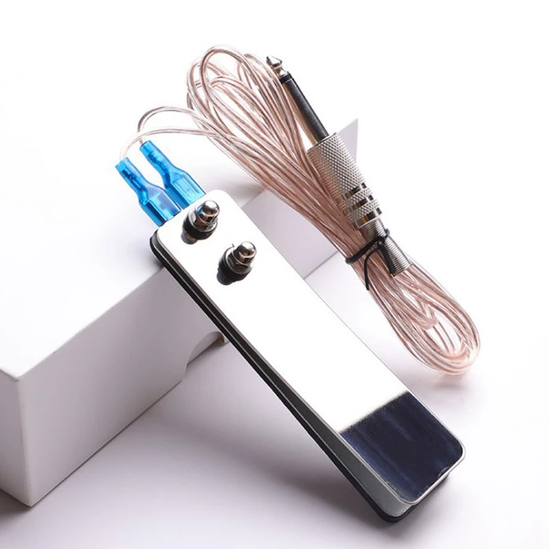 

Stainless Steel Mini Foot Hook Wire Professional Tattoo Foot Switch Tool Tattoo Equipment with Wire