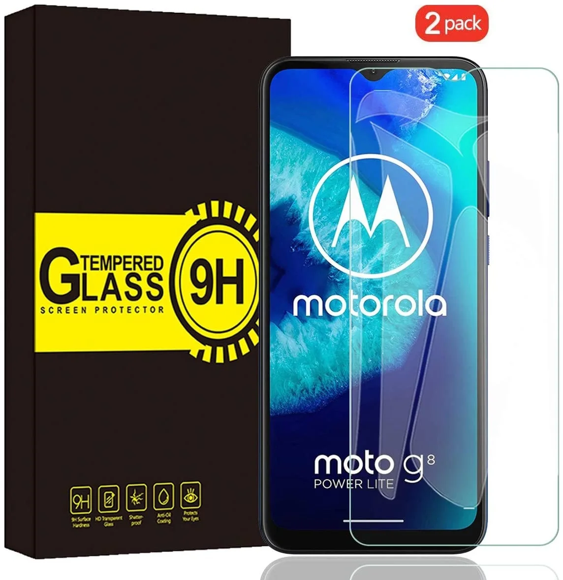 Закаленное стекло для Motorola One Fusion Action Hyper Macro Vision Zoom Power + Защитная пленка экрана |