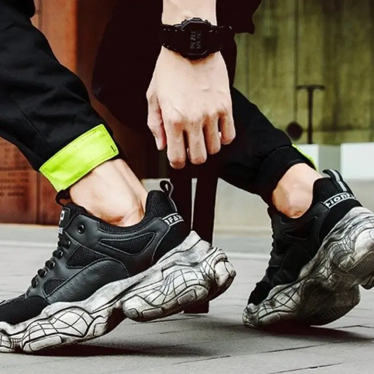 Fashion Men Chunky Shoes Platform Sneakers Male Casual Autumn Comfortable Lightweight Footwear Tenis Zapatillas Hombre | Обувь