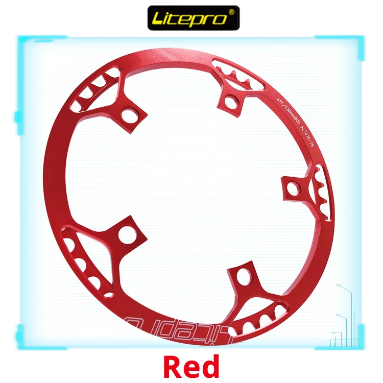 Litepro Сверхлегкий 130 BCD 45T 47T 53T 56T 58T A7075 сплав BMX цепное кольцо складной велосипед BMX цепное колесо велосипед шатун зуб дорога