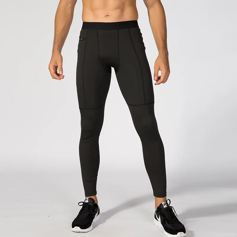 2021 New Pro Skinny Compression Pants Tights Men Gym Training Sport Pants Leggings Fitness Sportswear Running Sweatpants