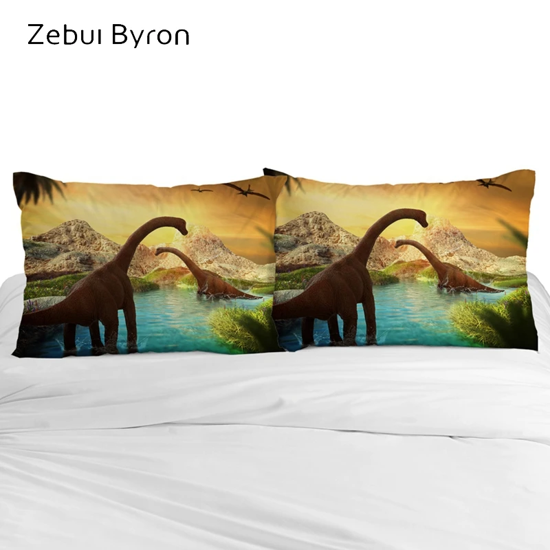 3D наволочка с мультяшным рисунком для детей/малышей 2 шт. детская 50x70/50x75