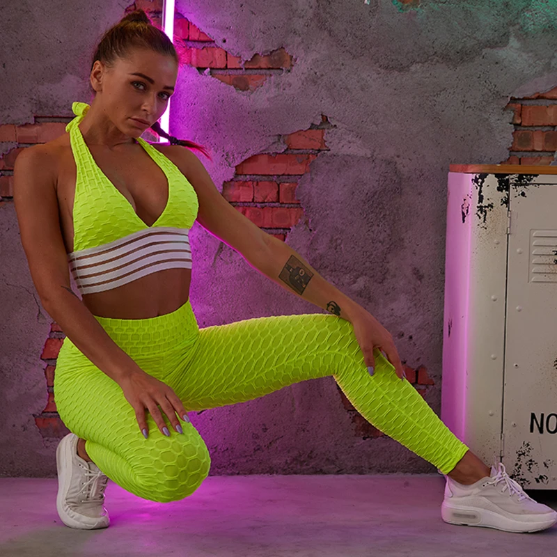 Женские леггинсы с высокой талией NORMOV сексуальные черные для фитнеса | Женская