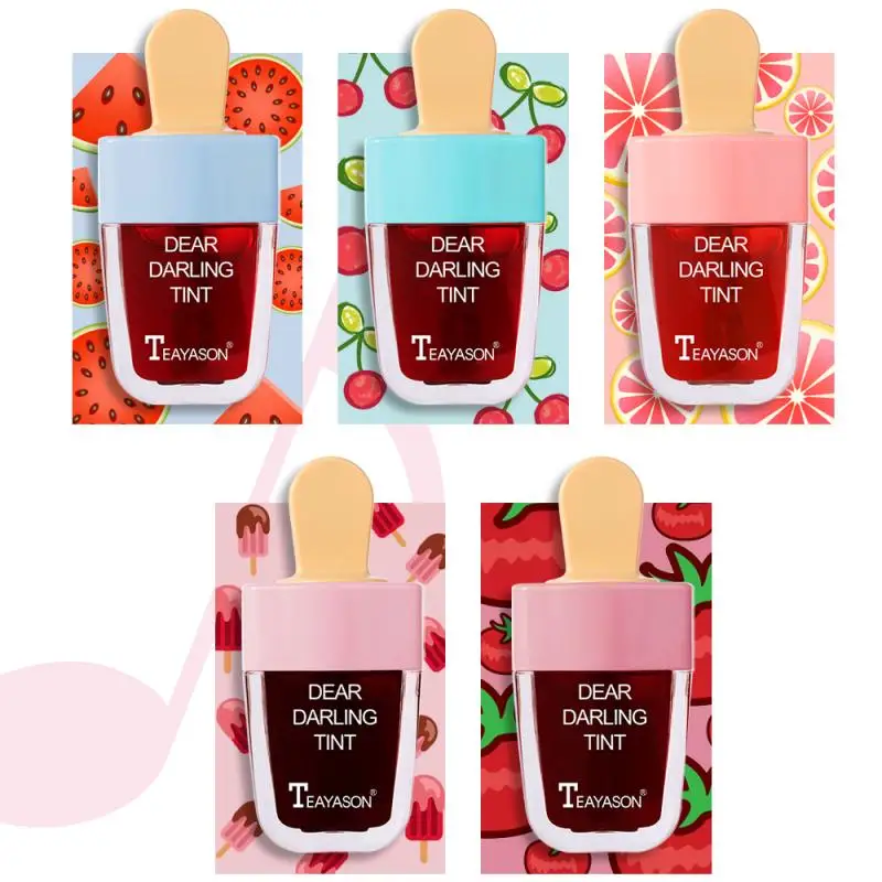 Водонепроницаемый 6 цветов Супер лёд крем блеск для губ Длительное Действие