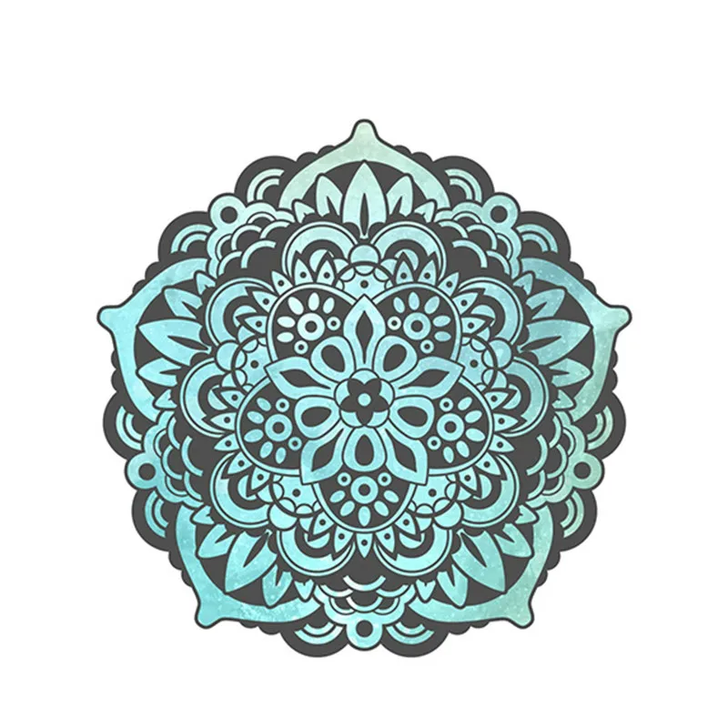 Классический дизайн Акварель Мандала Автомобильная наклейка крышка царапины Бампер Окно ноутбук кузов Винил Автомобильный интерьер kk13 * 13 см