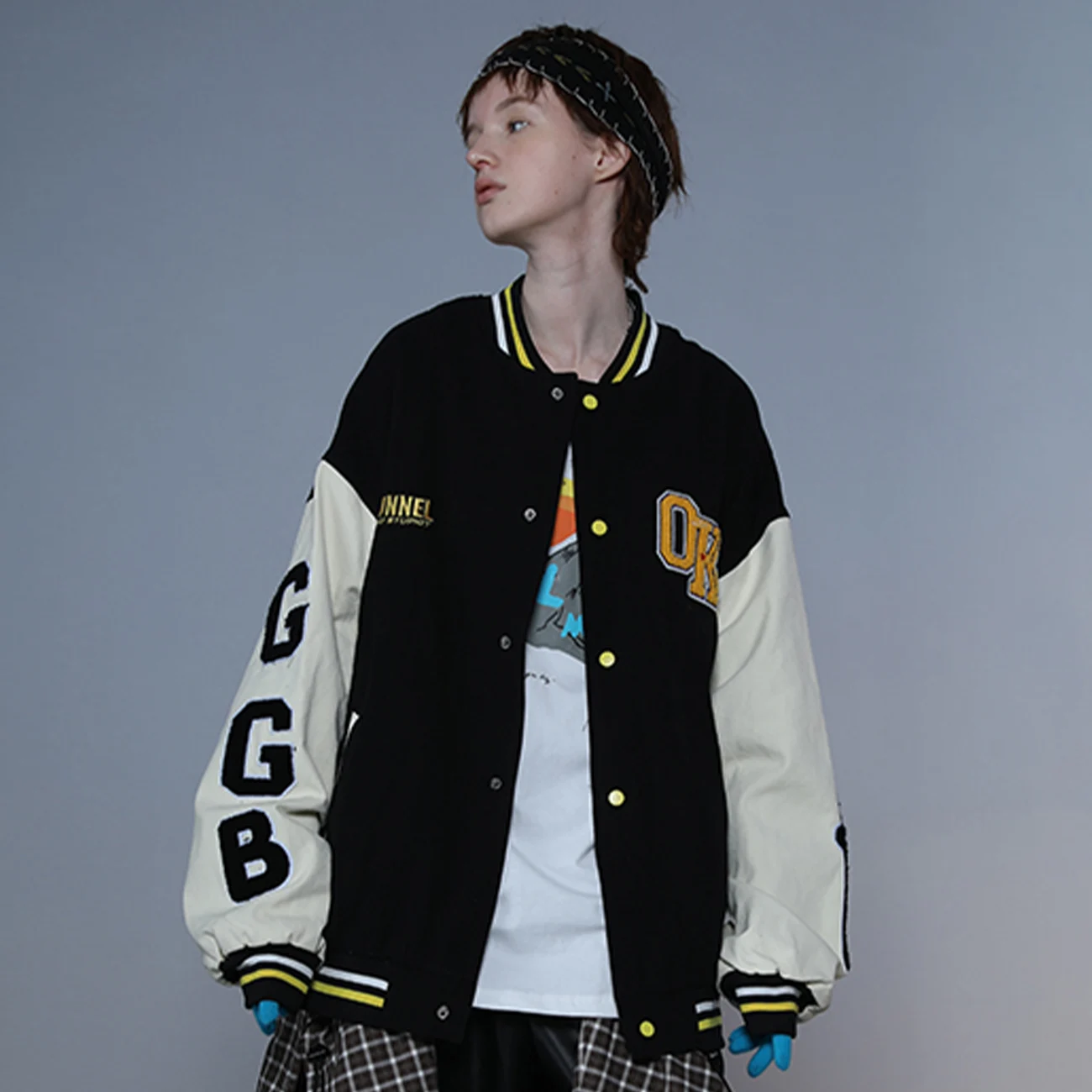 

Baseball Jackets Coats Varsity Jacket Harajuku Embroidery Coat Men Women Streetwear Bomber Jacket Women Loose Unisex