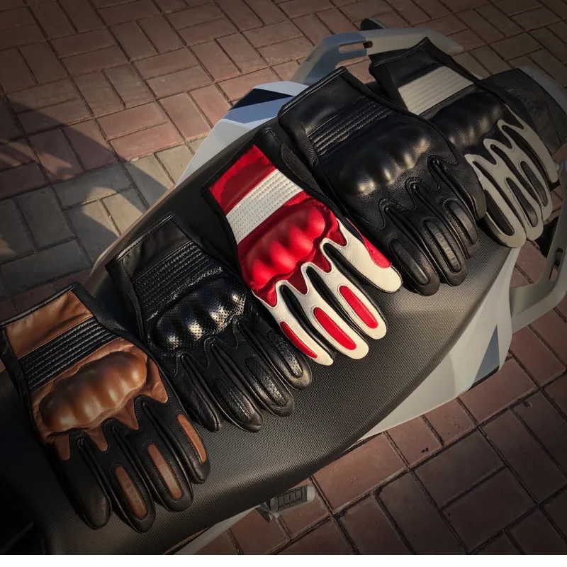 구매 겨울 오토바이 장갑 블랙 하드 너클 보호 장갑 남성 여성 스노우모빌용 내구성 터치 스크린 전술 장갑