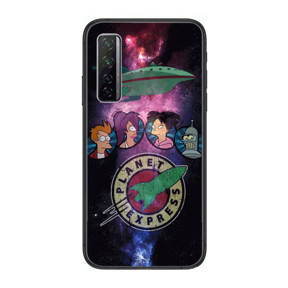 

Popular Cartoon Robot Phone Case For Huawei mate 40 30 10 20 40 8 9 Lite Z Pro Black Etui 3D Coque Painting Hoesjes 5g black