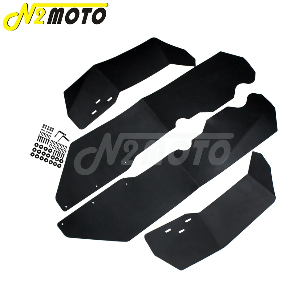 Мотоциклетные черные Брызговики брызговики удлинители для Polaris RZR XP 1000 4 2015 2019 UTV