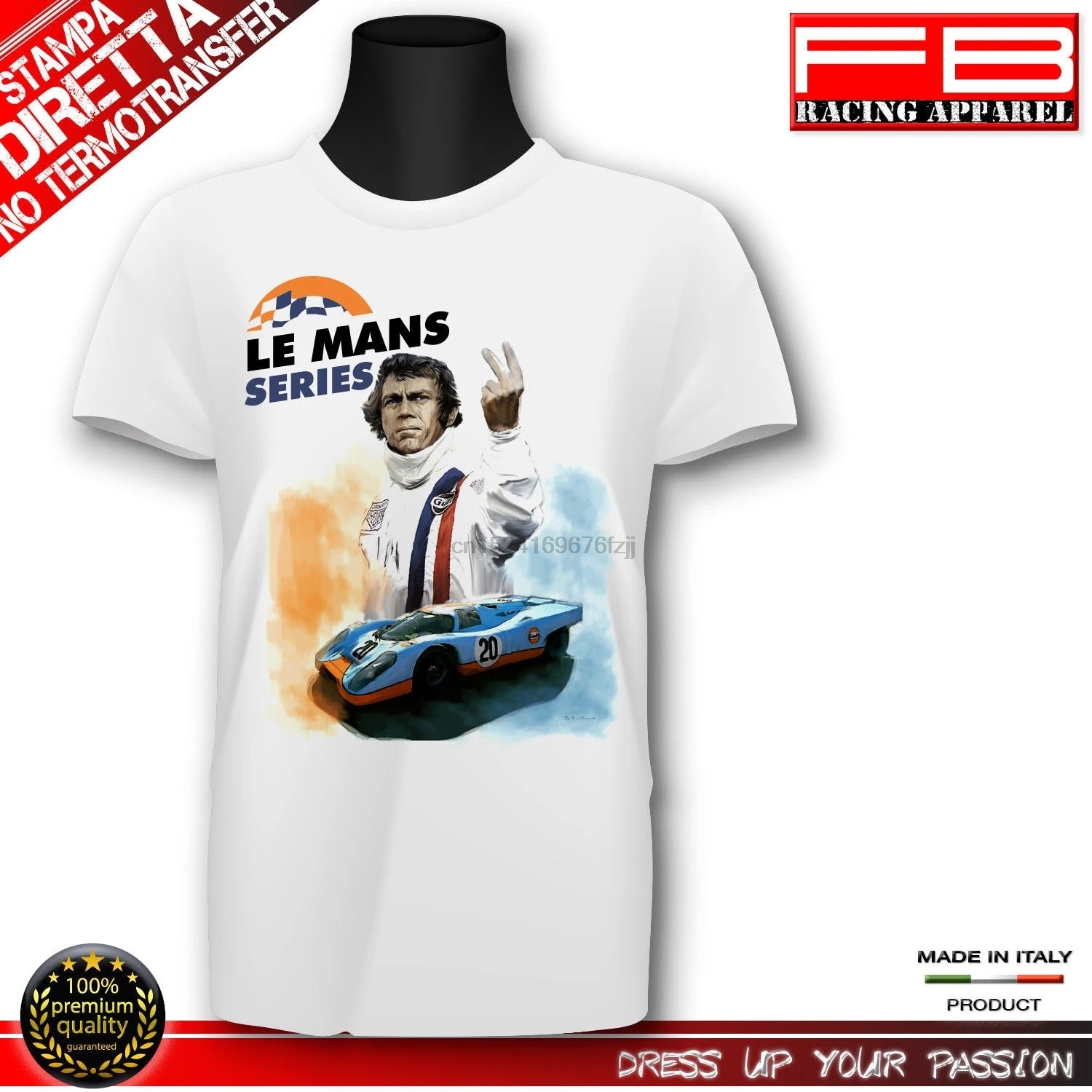 Классическая мужская футболка STEVE McQUEEN Le Mans 1968 LE MANS Legendary Racing galf Victory |