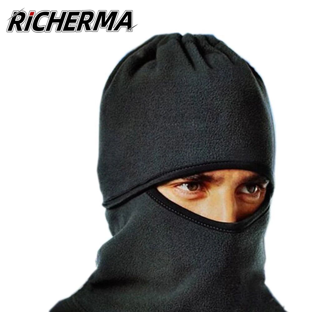 Мужская зимняя Балаклава флисовая маска для защиты лица мотоциклетная