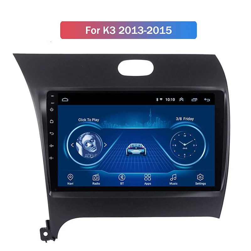 

Автомагнитола 2DIN, 1 + 16 ГБ, Android 10, GPS-навигатор для Kia K3 2013-2015