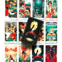 78 cards full english tarot of the divine tarot deck board game family party cards witch tarot game