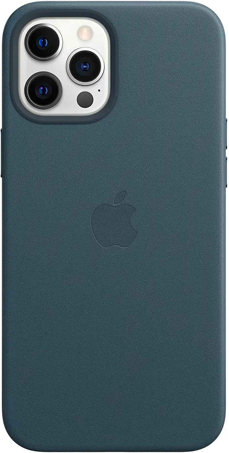 

Apple Leather Case with MagSafe (for iPhone 12 Pro Max) - Baltic Blue