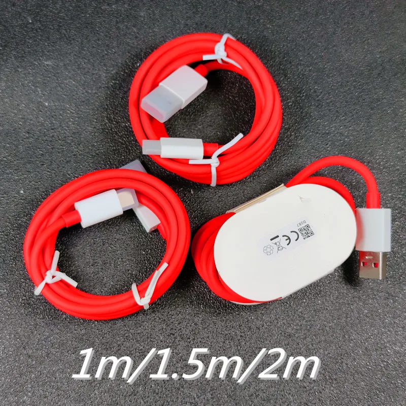 Warp Charge 30 Oneplus 7t fast charger 1M 1.5M 2M 6A type c cable Original For OnePlus 8 pro 7 6 6t 5 5t 3 3t | Мобильные телефоны