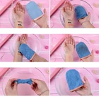 Многоразовая салфетка из микрофибры для лица, полотенце для лица, средство для снятия макияжа, чистящая перчатка