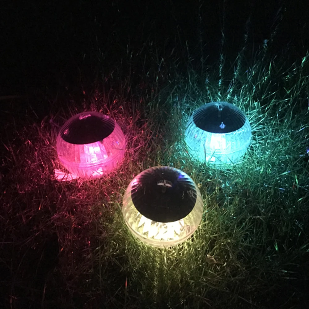 

Outdoor Solar Water Drift Lights Colorful Light Warm Yellow Light Pond Floating Lights Ball Lights Sensor Control Pool Lights