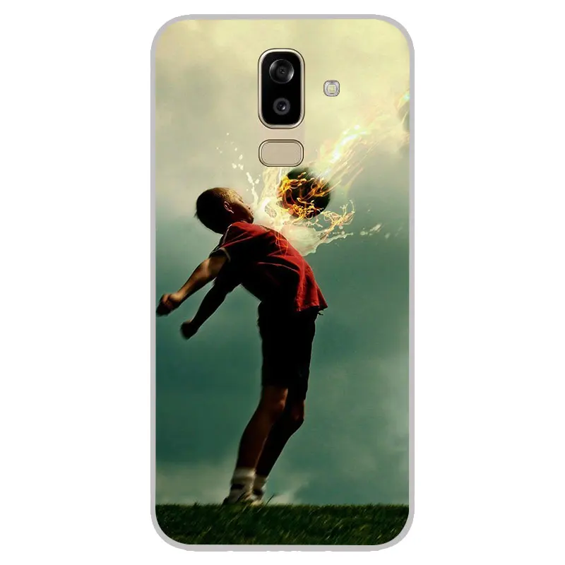 Soccer football Matte Silicone Cases For Samsung galaxy J3 J5 J7 A3 A5 A7 2016 2017 TPU Phone Case back Cover |
