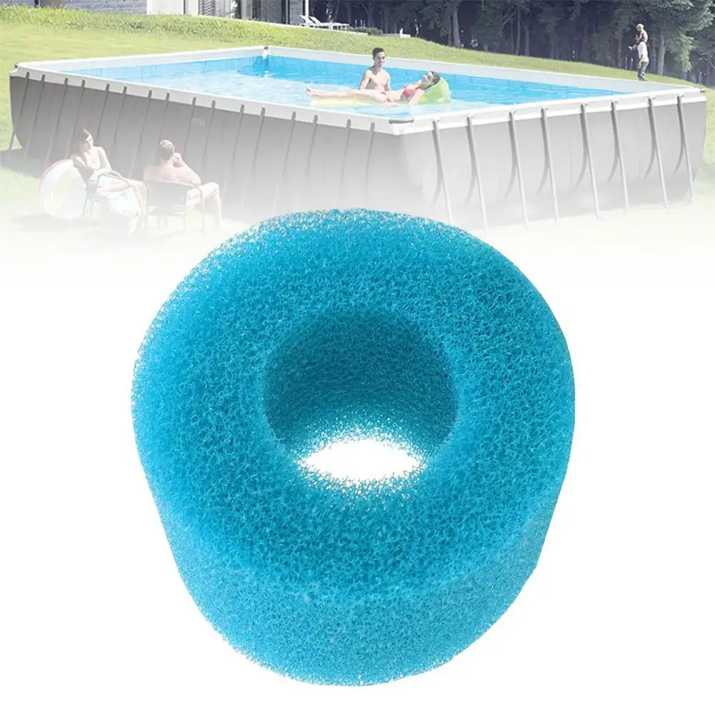 Цилиндрический фильтр для бассейна Многоразовый моющийся Поролоновый