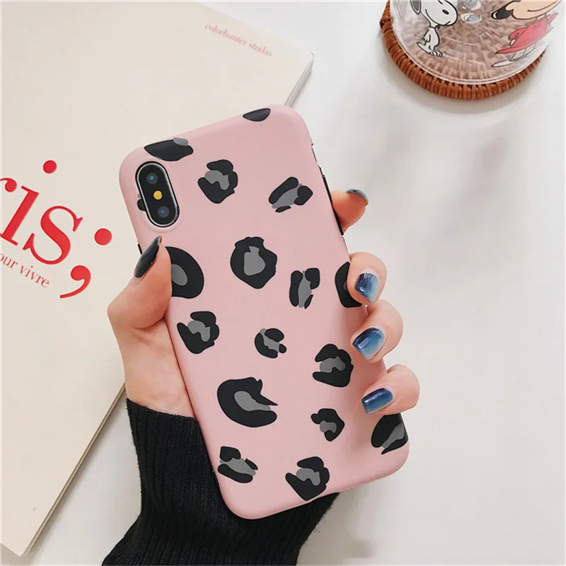 Lovebay чехол для телефона модный Леопардовый принт цветной для iPhone 6 6s 7 8 Plus мягкая крышка IMD для iPhone 11 Pro X XR XS Max Fundas