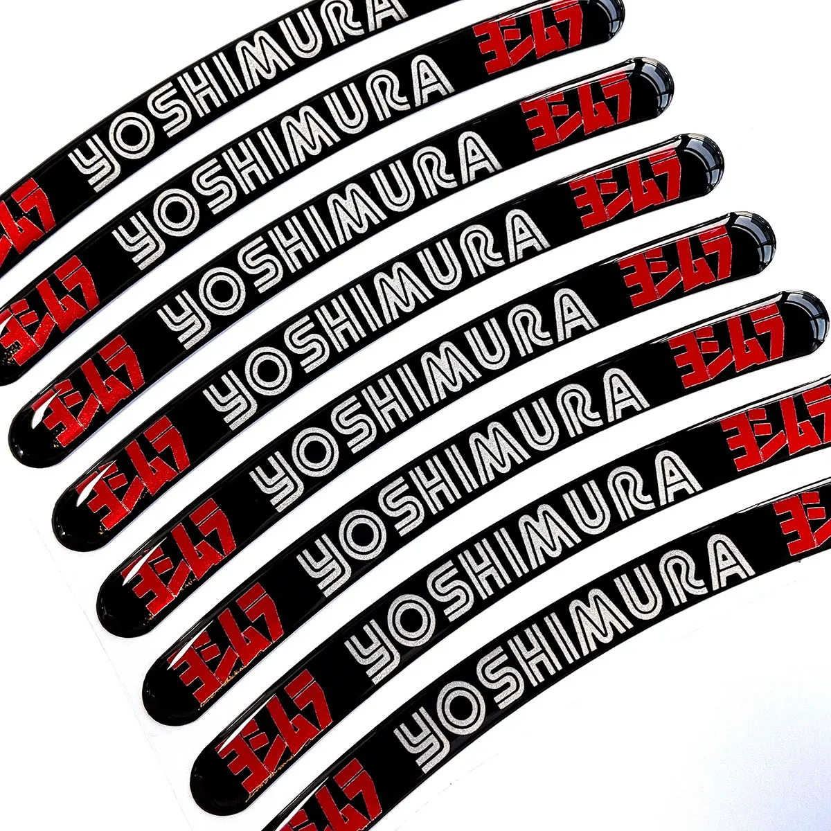 8 шт./лот 3D гелевая полоса обода колеса для мотоцикла Yoshimura наклейка на автомобиль
