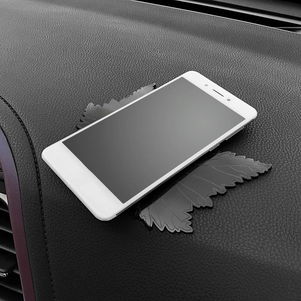 Противоскользящий коврик для автомобиля с орнаментом милое украшение приборной