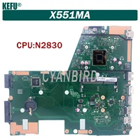 kefu x551ma original motherboard is suitable for asus x551ma f551ma d550m laptop motherboard with cpu n2830n2840 100 test ok