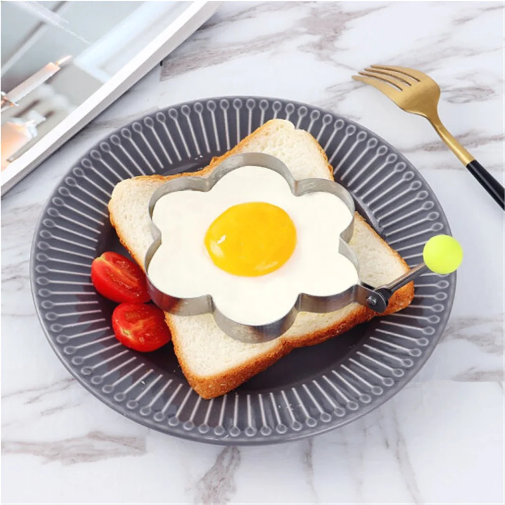 Креативная форма для жарки яиц из нержавеющей стали модель сделай сам утолщенная