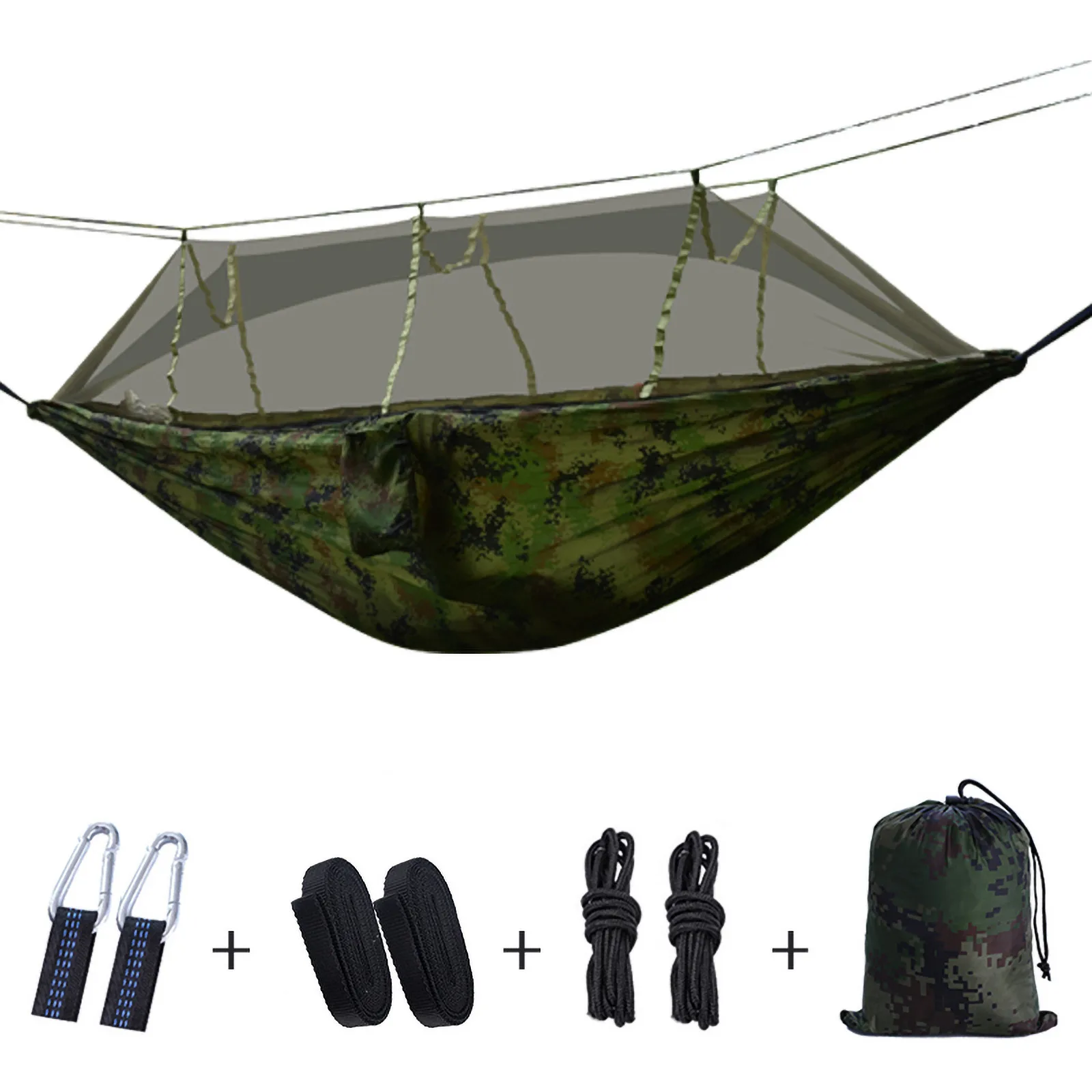 

New hammock Portable Outdoor Camping Mosquito Net Nylon Hanging Chair Sleeping Swing camping equipment
