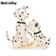 Эмалированные Броши Wuli & baby броши в форме собаки для женщин белый