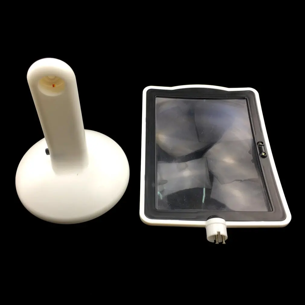 3X увеличительное стекло яркая светодиодная лампа для чтения функция вращения