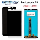 ЖК-дисплей 5,45 ''для Lenovo A5 L18021 L18011 с сенсорным экраном и дигитайзером в сборе для Lenovo A5 дисплей