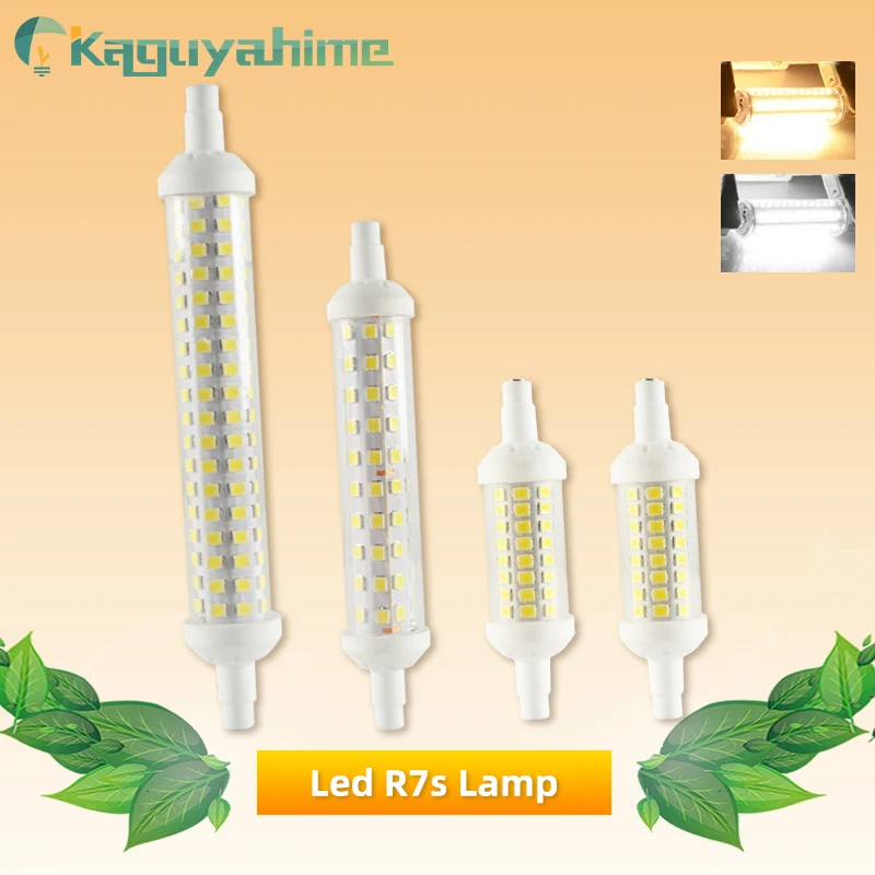 Светодиодная цилиндрическая лампа Kaguyahime R7S сменная галогенная точечная