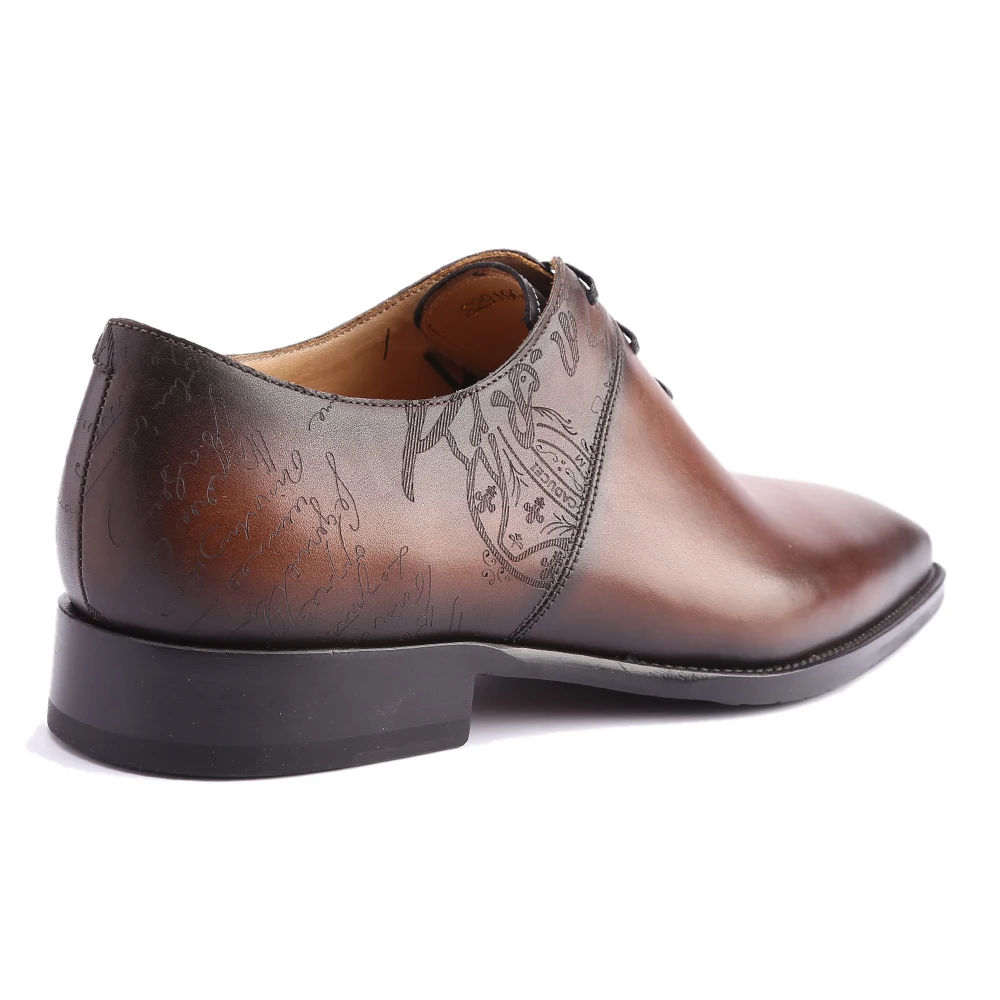 Dress Shoes Men Genuine Leather Vintage Retro Custom Blake Handmade Office Fashion Formal Wedding Party Oxford | Обувь