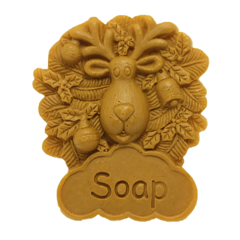 Рождественская силиконовая форма для мыла шоколада мыло свеча сделай сам