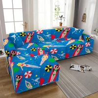 summer beach pattern all inclusive elastic sofa cover animal elephant soft couch slipcovers 13 colors 1 4 seaters sofas covers