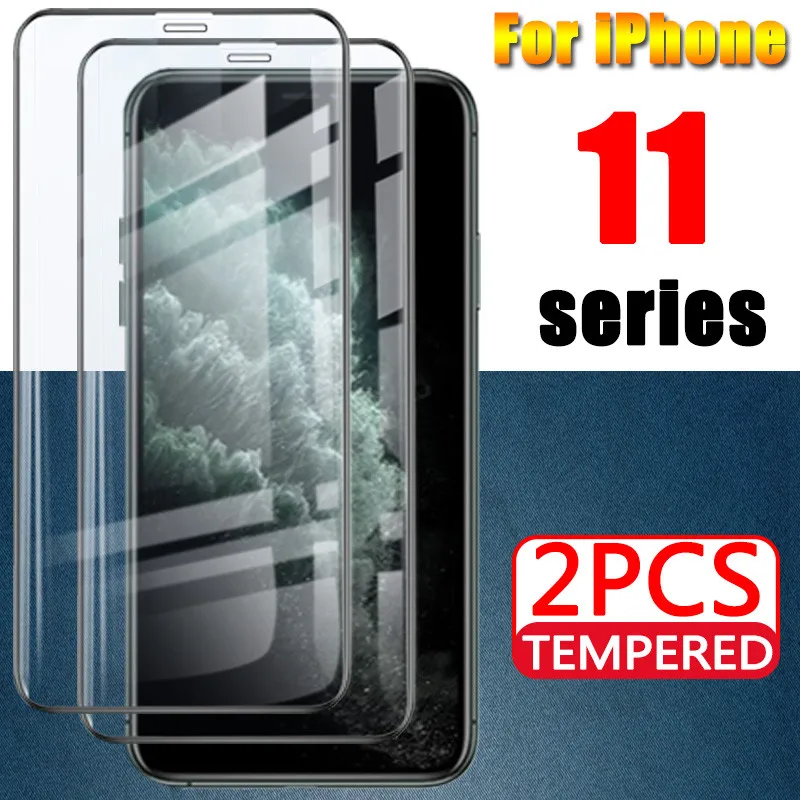 2 шт iphone11 стекло для apple iphone 11 pro max 11pro 11promax glas Защитная пленка экрана ip HD полное