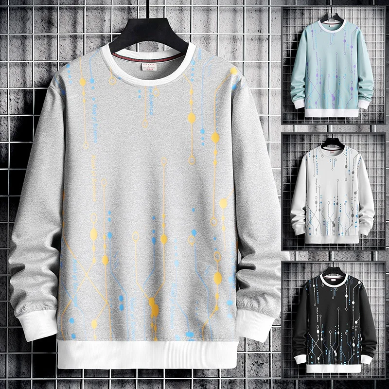 

Мужская одежда, осенняя Повседневная хлопковая толстовка в стиле Харадзюку, Мужская модная уличная одежда, Свитшот