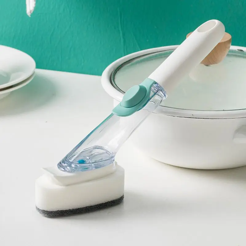 Для очистки раковины с диспенсером для мыла кастрюля щетка посуды кухонная