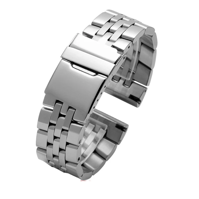 22MM 24MM High Quality Solid Stainless Steel Watch Bracelet For Breitling Watch Strap Bands AVENGER NAVITIMER SUPEROCEAN Strap