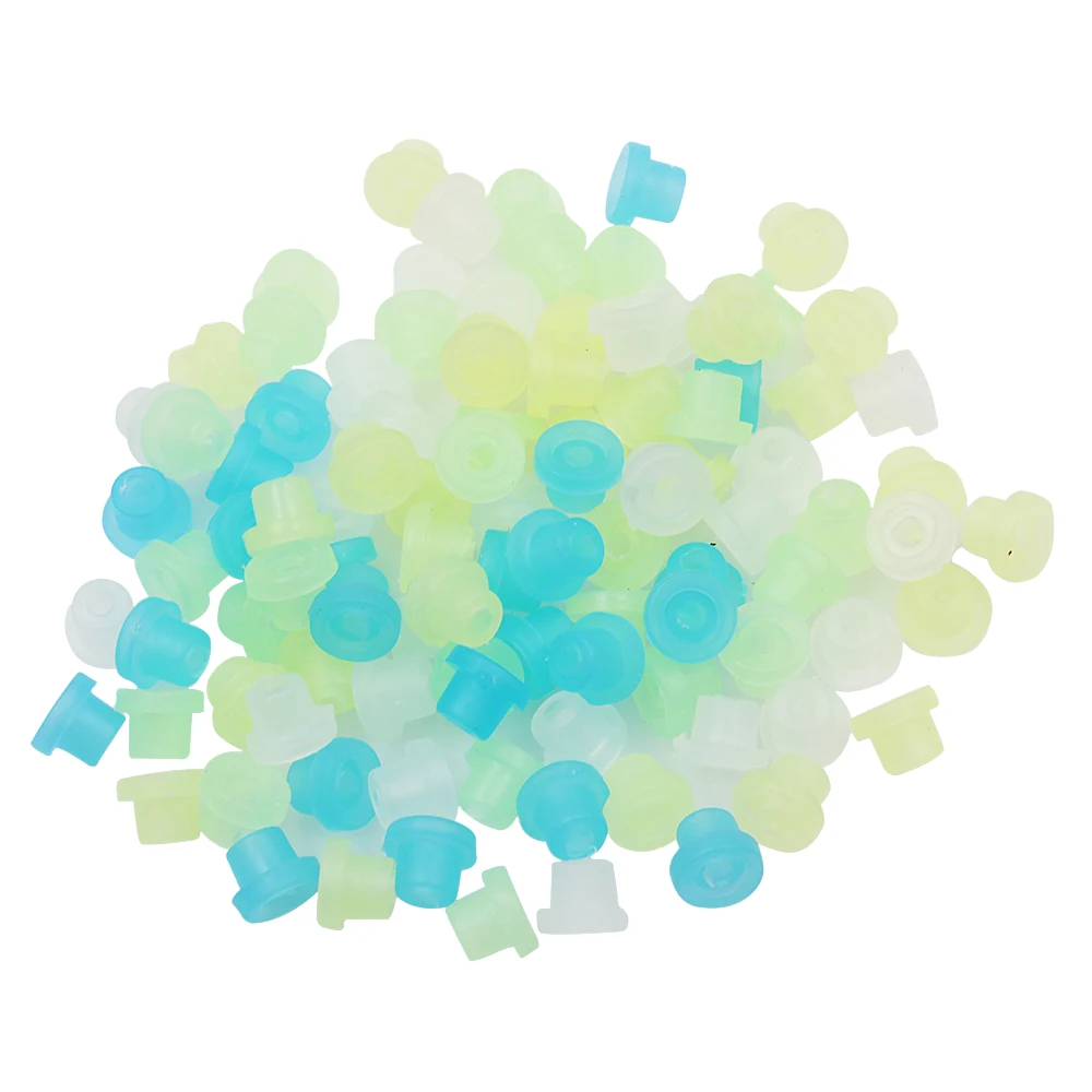 200 шт. разноцветные новые резиновые втулки для татуировок разных цветов набор