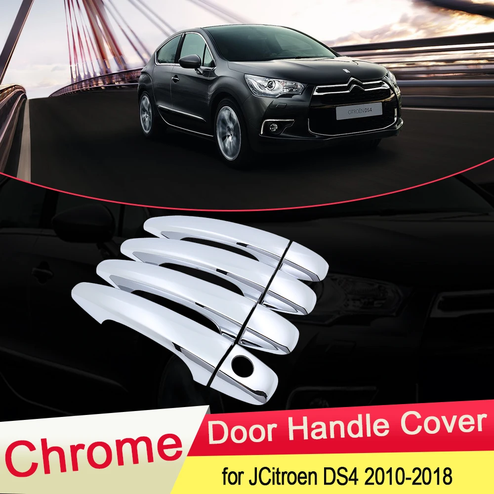Для Citroen DS4 DS 4 2010 2011 2012 2013 2014 2015 2016 2017 2018 хромированная Дверная ручка Крышка внешняя
