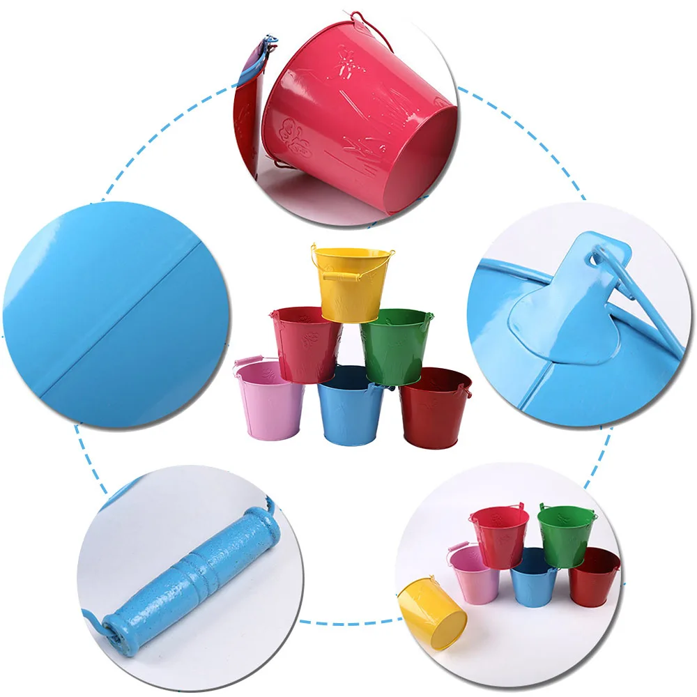 Детское пляжное ведро Садоводство оцинкованный Туалет Железный детский Душ