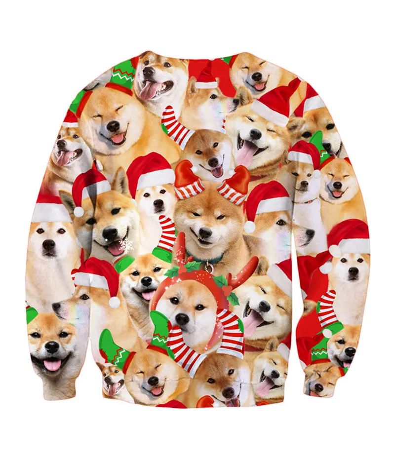 Мужские и женские рождественские свитера для праздников вечеринок джемперы топы