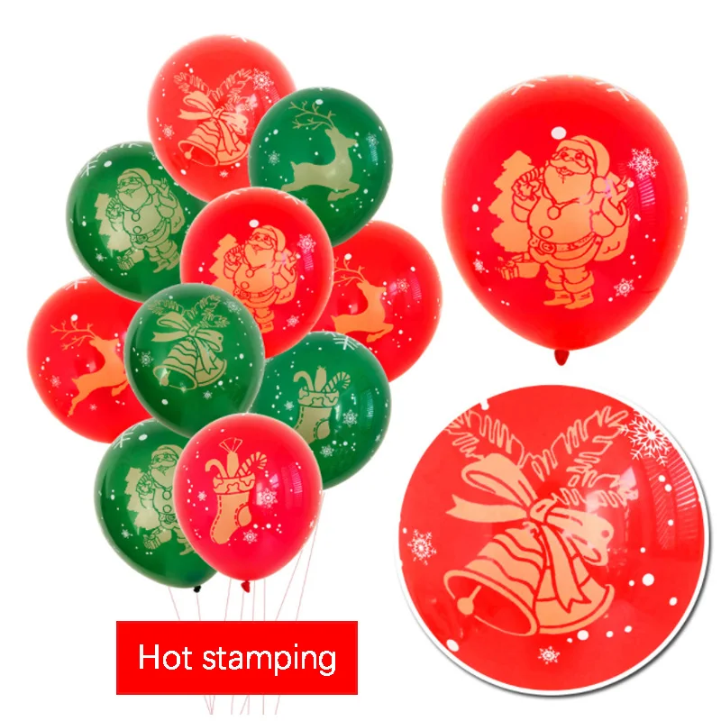 50 шт. красные и зеленые латексные воздушные шары 12 дюймов | Дом сад