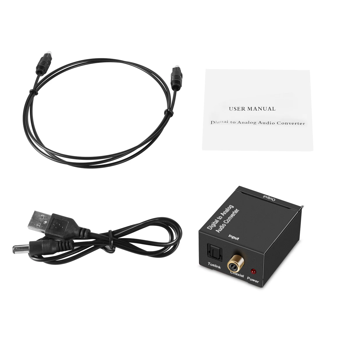 Оптический коаксиальный адаптер FORNORM Toslink цифровой аудио в RCA L/R цифро аналоговый
